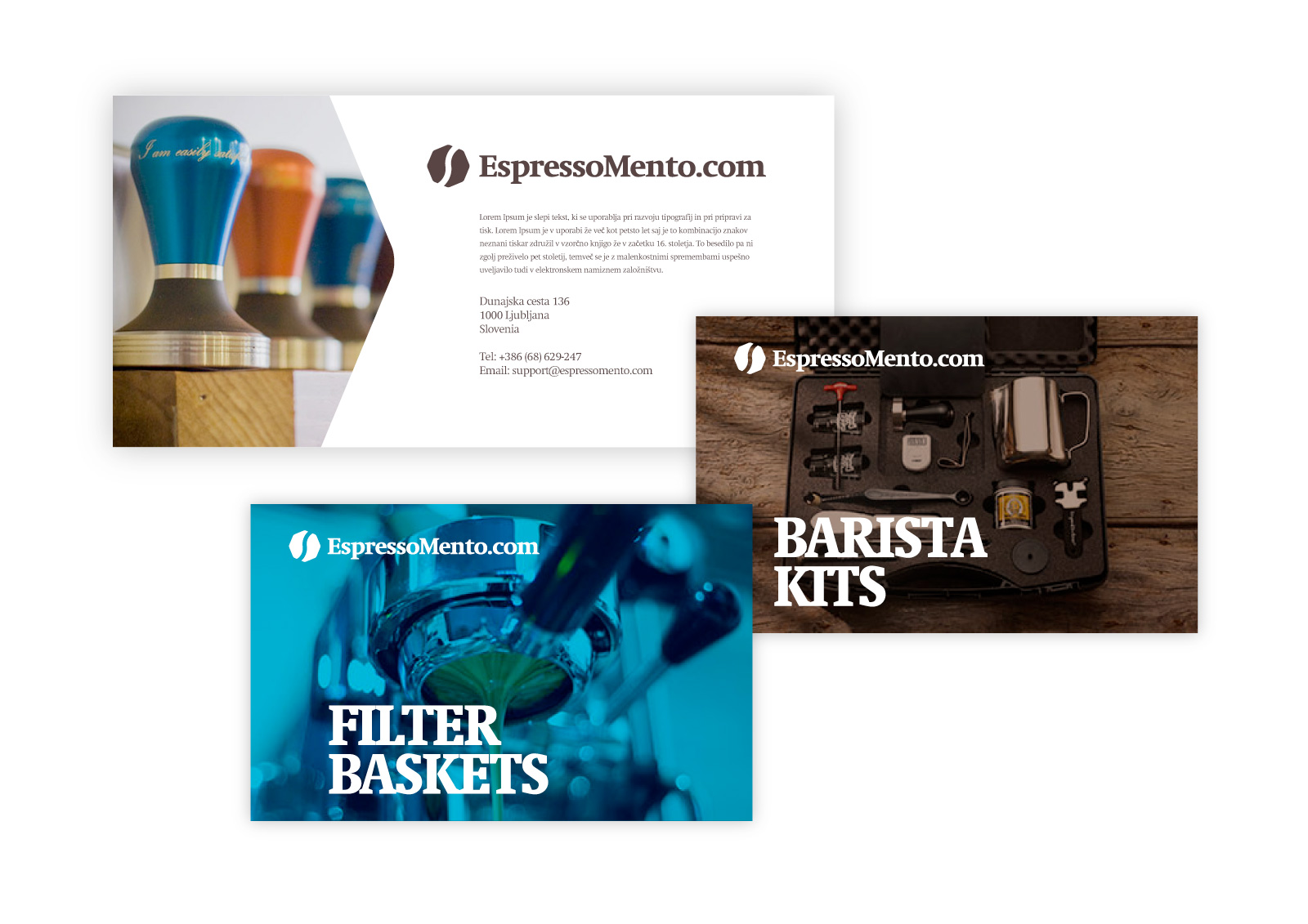 EspressoMento.com Logo & Visual Identity Design
