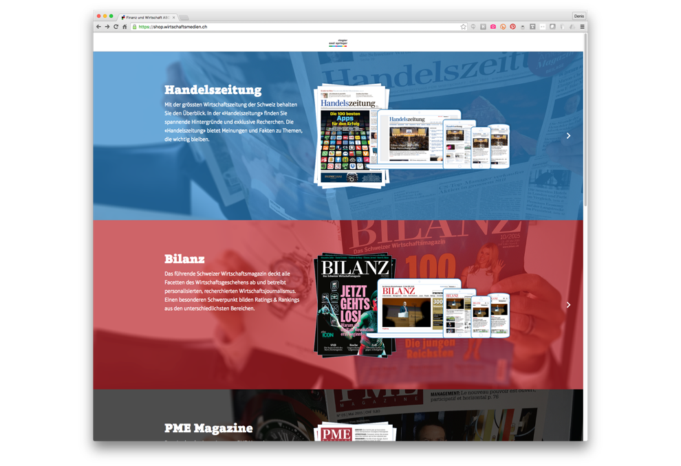 Axel Springer Subscription Pages